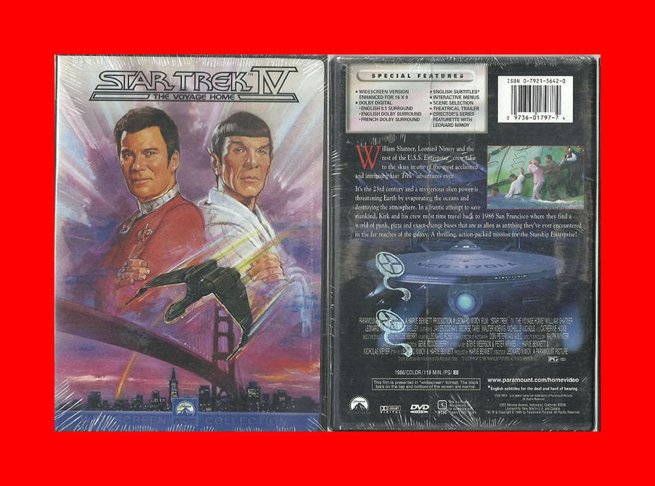 Star Trek IV DVD - Region 1 Edition