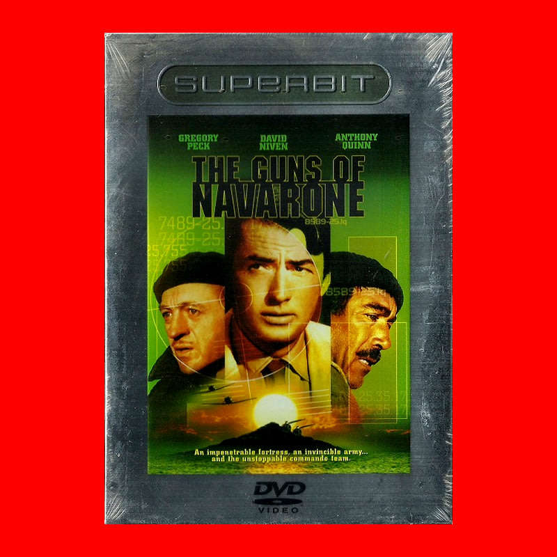 SALE! VERY RARE DVD - THE GUNS OF NAVARONE  -  REGION 1 EDITION (SUPERBIT - NEW)