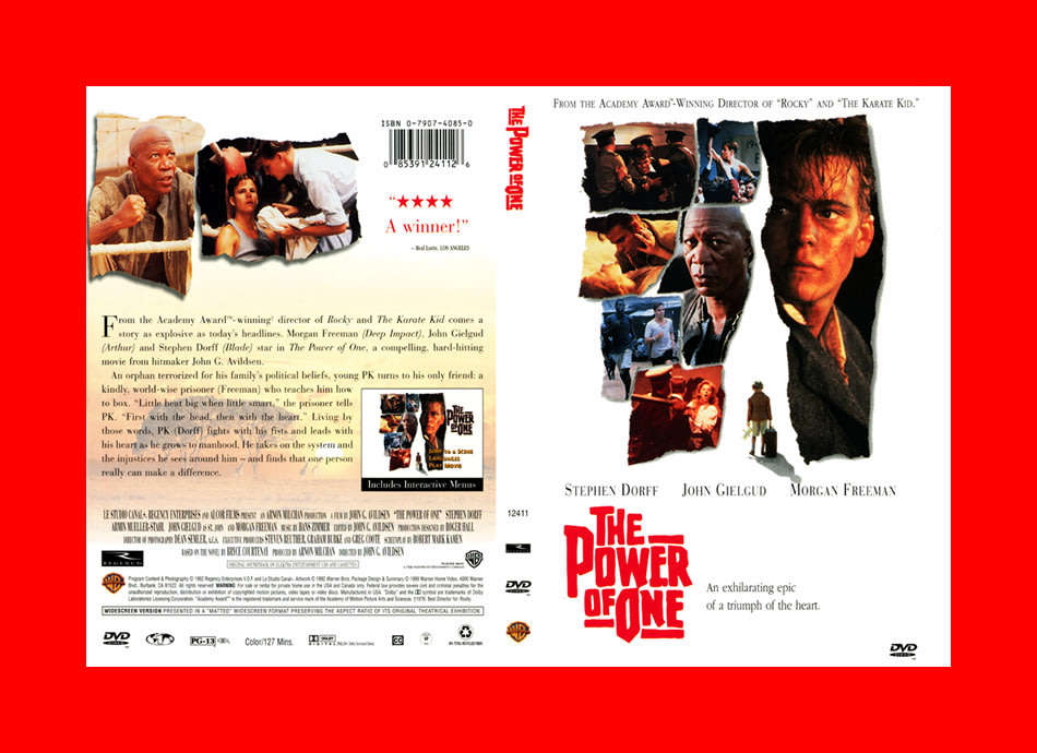 DVD  - THE POWER OF ONE -  REGION 1 EDITION (NEW)