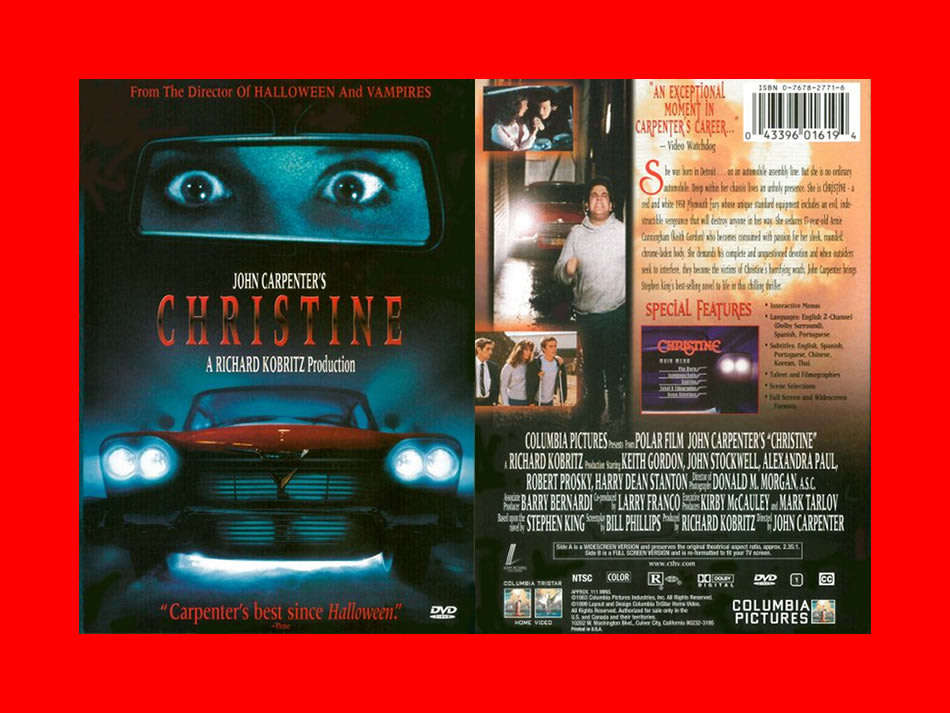 DVD - CHRISTINE  -  REGION 1 EDITION (CONDITION NEW)