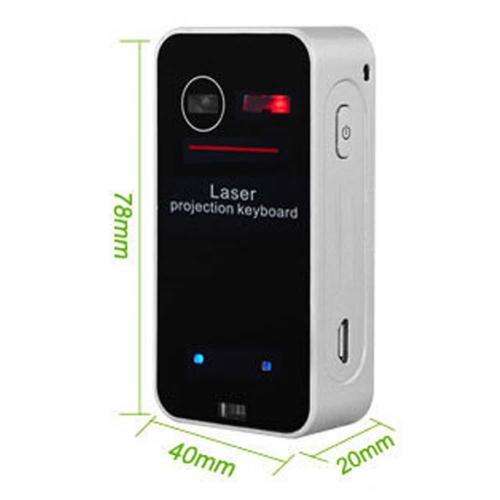 Portable Bluetooth Virtual Laser Keyboard - Wireless Projector.