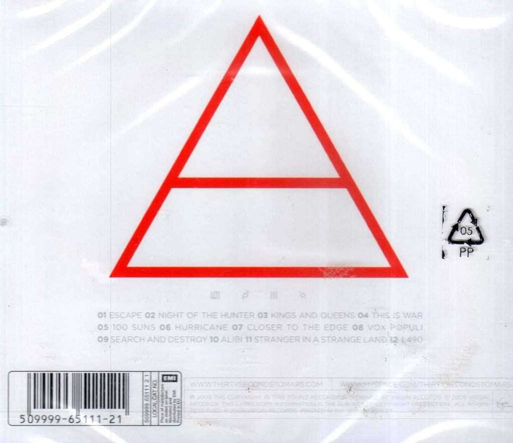 CD - This is War - Thirty Seconds To Mars
