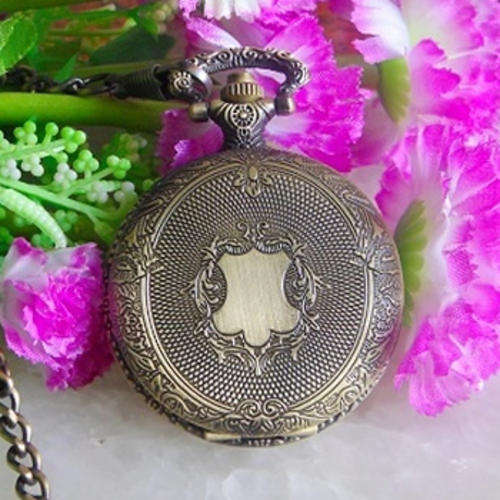 ***ELEGANT!*** STUNNING ANTIQUE BRONZE MEN'S  POCKET WATCH!
