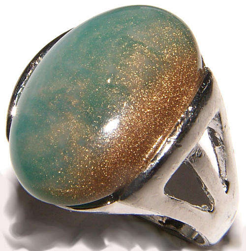 *** BOLD IS BEAUTIFUL!!*** SILVER  BLING  RING - BIG SIZE!