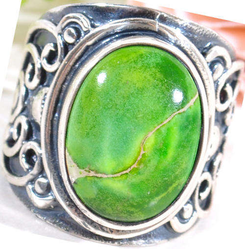 ***WOAW!***AMAZING SEA SEDIMENT DRESS RING!!! - Brand New!