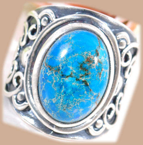 ***WOAW!***AMAZING SEA SEDIMENT DRESS RING!!! - Brand New!