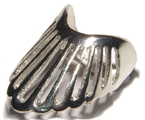 ***NEW STOCK!!!*** SWEET SILVER DRESS RING - SIZE P!