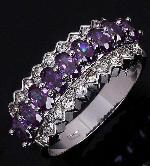 ***WOAW!!!***STUNNING AMETHYST COCKTAIL DRESS RING!!!