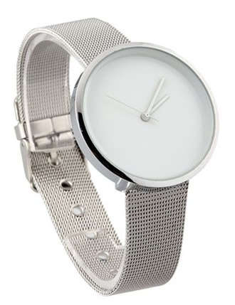 Elegant  Silver Ladies Quartz Wrist Watch with Mesh Band - Beautiful!