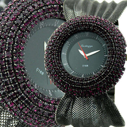 """EXQUISITE!!!"""GORGEOUS RHINESTONE LADIES WATCH!