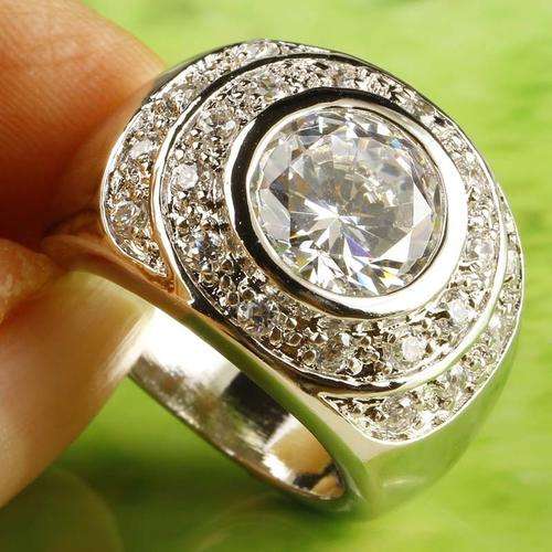 ***WOAW!!!***STUNNING TOPAZ STERLING SILVER RING!!!