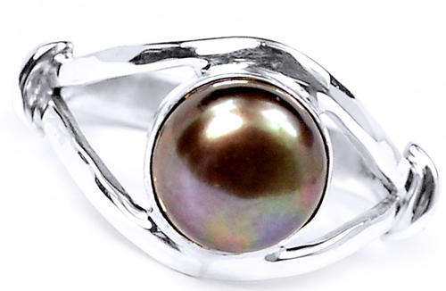 ***WOAW!!!*** GORGEOUS MABE PEARL IN SOLID STERLING SILVER RING!!!
