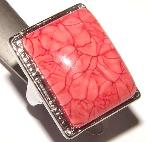 *** BOLD IS BEAUTIFUL!!*** SILVER  BLING  RING - SIZE 5 - NEW!