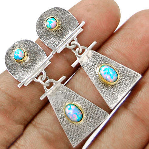 ***NEW!!!***NEW!!!***NEW!!!!**GORGEOUS NATURAL ETHIOPIAN OPAL EARRINGS!!!