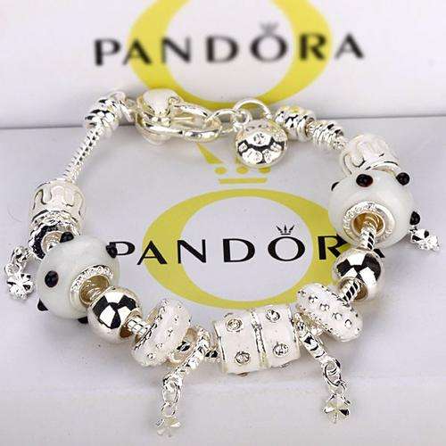 ***CHARM-ING!*** SILVER EUROPEAN/PANDORA CHARM BRACELET - ADORABLE!