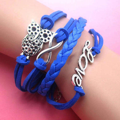 **GORGEOUS AND HOT!!***BEAUTIFUL TREE OF LIFE, OWL INFINITY BRACELET!