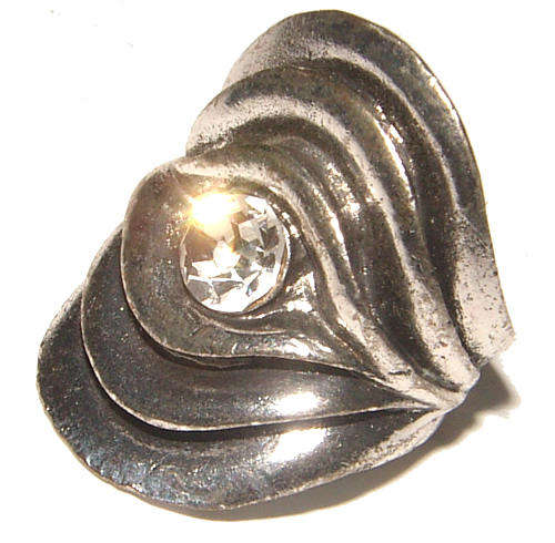 ***BOLD!*** TIBETAN SILVER  COCKTAIL  RING - NEW!
