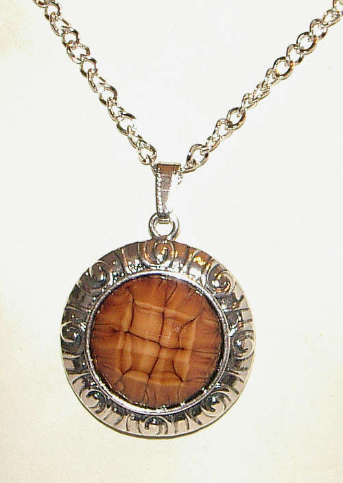 ***NEW!!*** GORGEOUS MOCK GEMSTONE PENDANT WITH CHAIN!!!