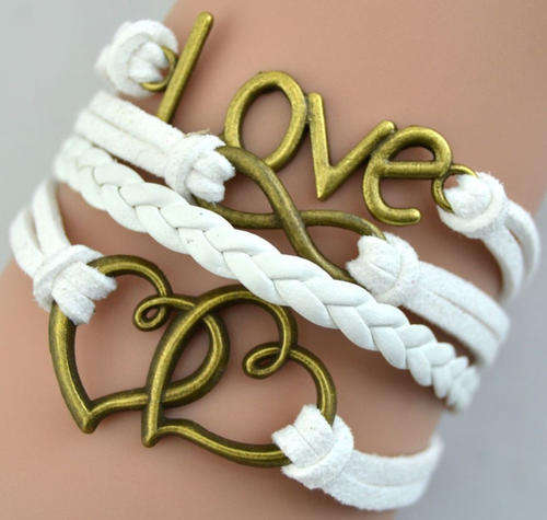 **GORGEOUS AND HOT!!***BEAUTIFUL INFINITY LOVE BRACELET!