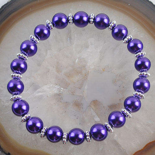 ***FAIRYTALE COLLECTION*** PRETTY IMITATION PEARLS AND BEADS STRETCHY BRACELET!