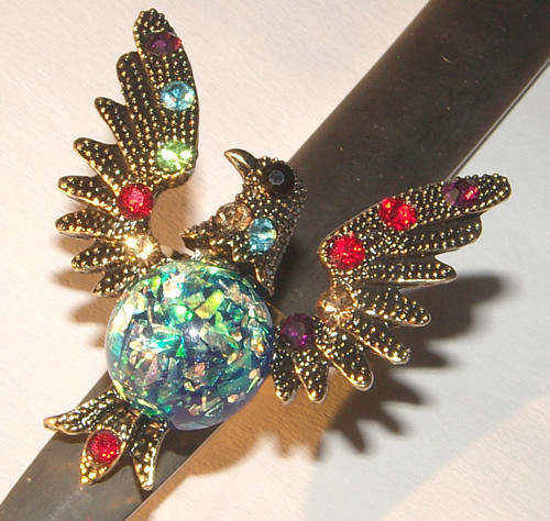 ***FOREST COLLECTION!*** SPARKLING ADJUSTABLE ANIMAL DRESS RING!