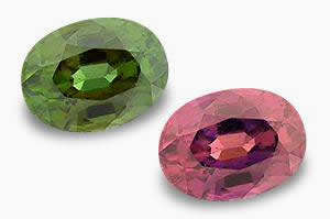 NATURAL SAPPHIRE -  COLOUR CHANGE GREEN TO PURPLE OVAL CUT - 1.150cts!!