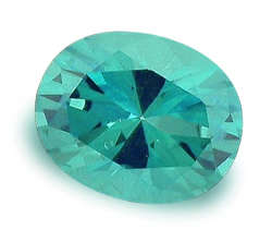 NATURAL TOPAZ -  PARAIBA COLOUR OVAL CUT - 3.095cts!!