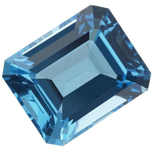NATURAL TOPAZ - SWISS BLUE OCTAGON CUT - 9.410cts