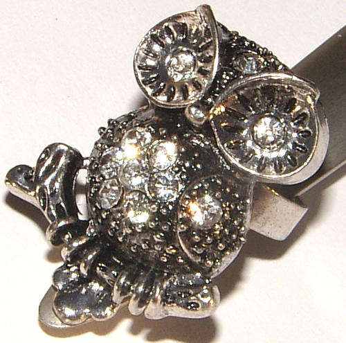 ***FOREST COLLECTION!*** SPARKLING ADJUSTABLE ANIMAL DRESS RING!