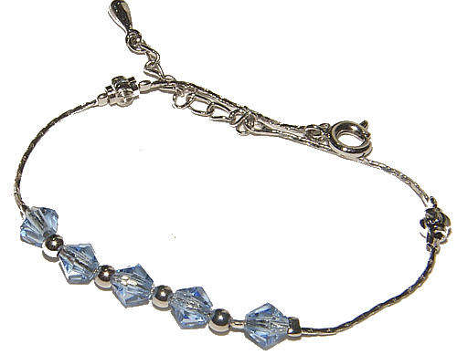 **PRETTY** - SWEET SILVER BRACELET WITH SWAROVSKI ELEMENTS!