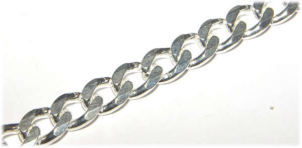 BEAUTIFUL SOLID STERLING SILVER CHAIN BRACELET!