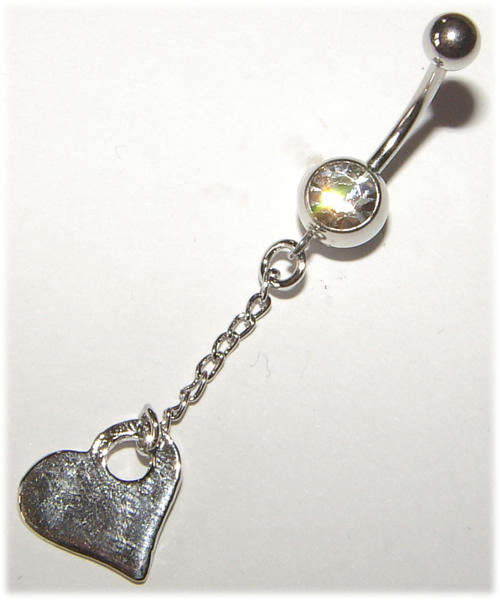 Crystal Dangling Naval Jewellery!