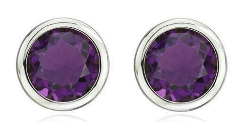 FASHION JEWELLERY - SPARKLING CRYSTAL STUD EARRINGS - 6mm