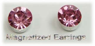 CUTE CRYSTAL MAGNETIC STUD EARRINGS!