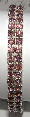 MULTI STRAND AUSTRIAN CRYSTAL STRETCHY BRACELET!