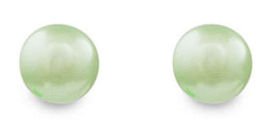 ***ELEGANT FLAWLESS FINISH!!***Earring Studs With  8mm Pearly Beads!