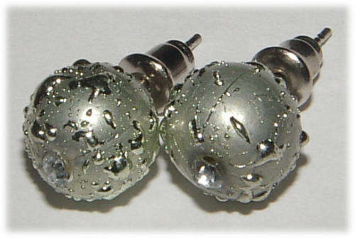 WOAW!!!! - 10mm ***GLITTERBALL*** EARRINGS!