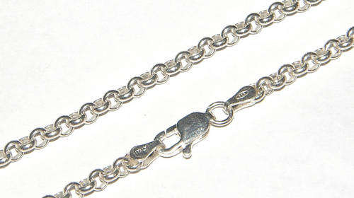 ***BEAUTIFUL!!***Solid Sterling Silver ITALIAN Belcher Link Chain BRACELET!