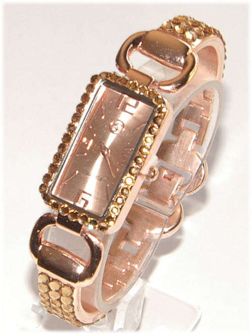 BEAUTIFUL **ANTIQUE BRONZE TONE QUARTZ WATCH!