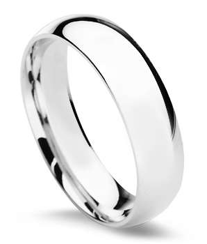 SOLID STERLING SILVER WEDDING BAND 6mm!