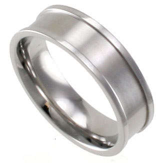 **COMFORTABLE DESIGN*** SOLID STAINLESS STEEL BAND RING NEW!!