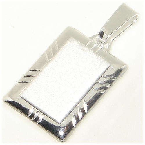 STERLING SILVER DOG TAG PENDANT!