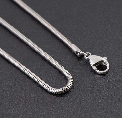 **EXCELLENT QUALITY!!** Silver Snake Chain with Lobster Clasp!