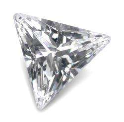 ***EXTRAORDINARY*** TRIANGLE SHAPE CUBIC ZIRCONIUM -  5.17cts!!