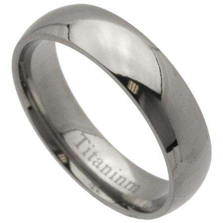 ***ELEGANT!!*** SOLID TITANIUM MEN'S BAND RING NEW!!