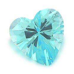 ***SPARKLING*** MAGNIFICENT HEART SHAPE DIAMOND CUT SWISS BLUE - 1.40cts