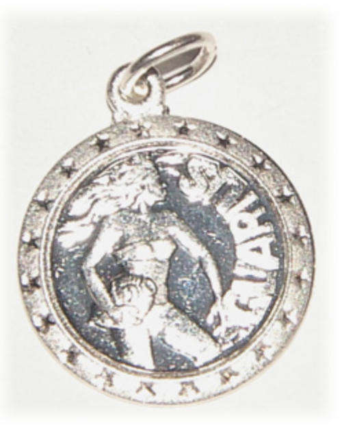 AQUARIUS STERLING SILVER PENDANT