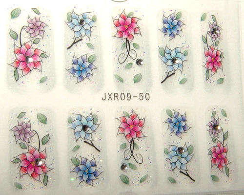 ***HAVE A DIFFERENT LOOK EVERY DAY!!*** BEAUTIFUL 3D NAIL SEAL - EASY TO APPLY!