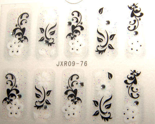 ***HAVE A DIFFERENT LOOK EVERY DAY!!*** BEAUTIFUL 3D NAIL SEAL - EASY TO APPLY!