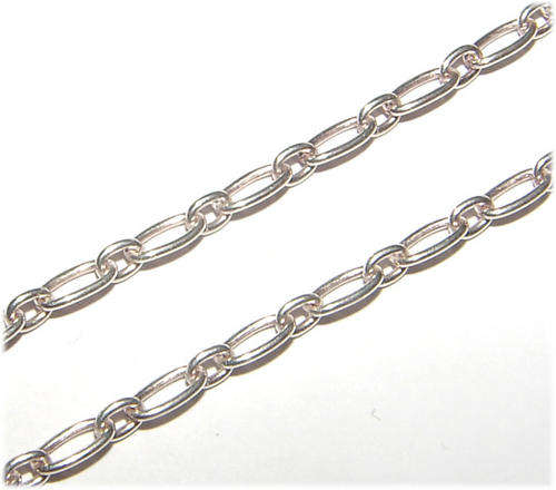 ***BEAUTIFUL!!!*** SOLID STERLING SILVER OPEN LINK CHAIN!